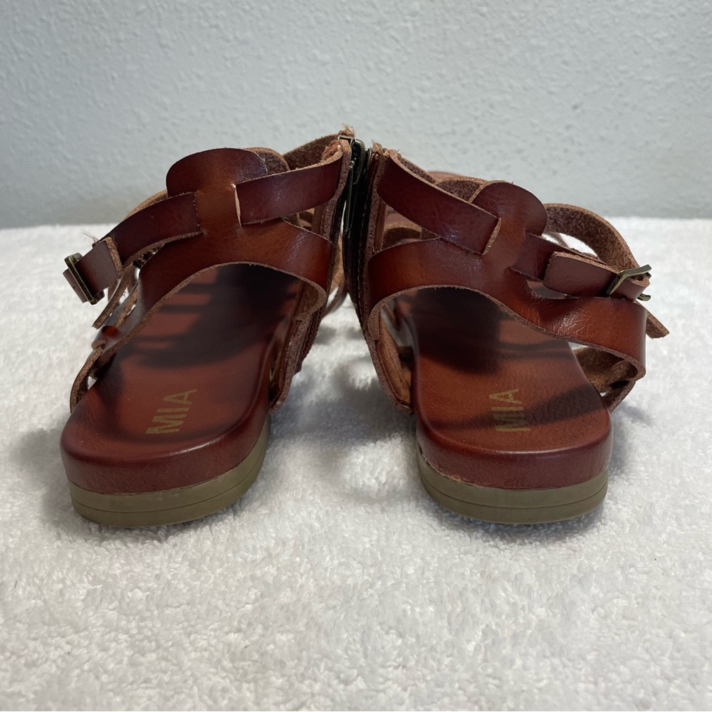 MIA Romma Sandals Cognac Brown Color - Picture 6 of 9